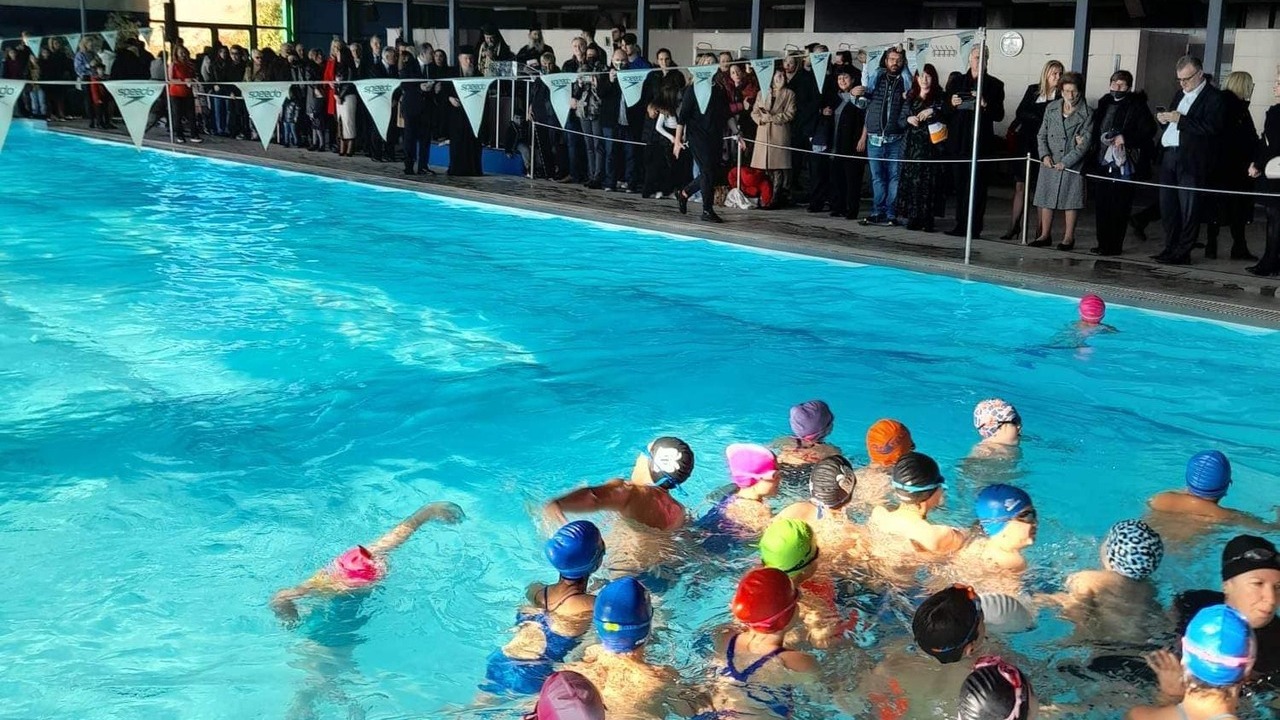 Στο Δημοτικό Κολυμβητήριο του Πανοράματος πραγματοποιήσαμε την Τελετή του Αγιασμού των Υδάτων